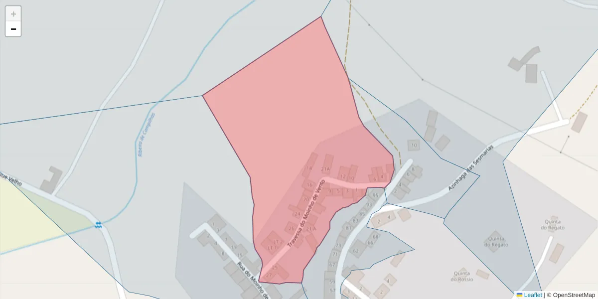 Mapa detalhado do código postal 7555-148 com limites, códigos postais vizinhos e agências dos correios