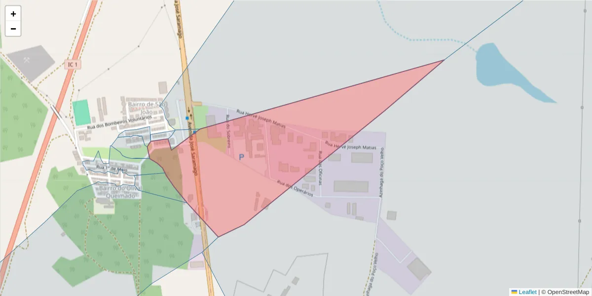 Mapa detalhado do código postal 7580-028 com limites, códigos postais vizinhos e agências dos correios