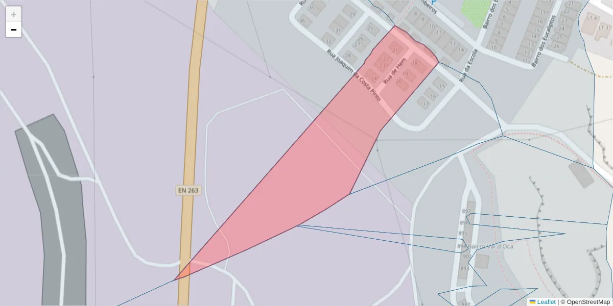 Mapa detalhado do código postal 7600-180 com limites, códigos postais vizinhos e agências dos correios