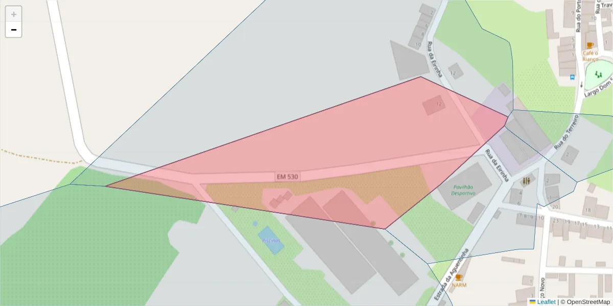 Mapa detalhado do código postal 7600-313 com limites, códigos postais vizinhos e agências dos correios