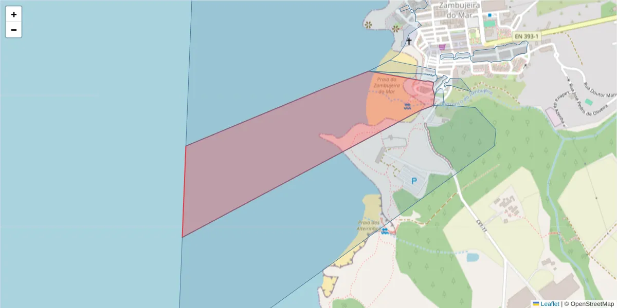 Mapa detalhado do código postal 7630-769 com limites, códigos postais vizinhos e agências dos correios