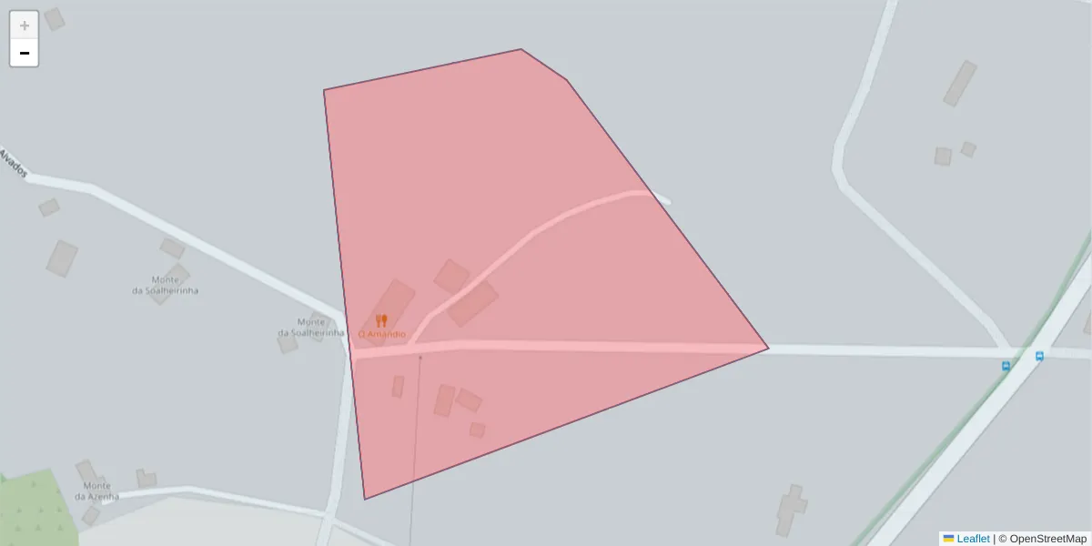 Mapa detalhado do código postal 7645-639 com limites, códigos postais vizinhos e agências dos correios