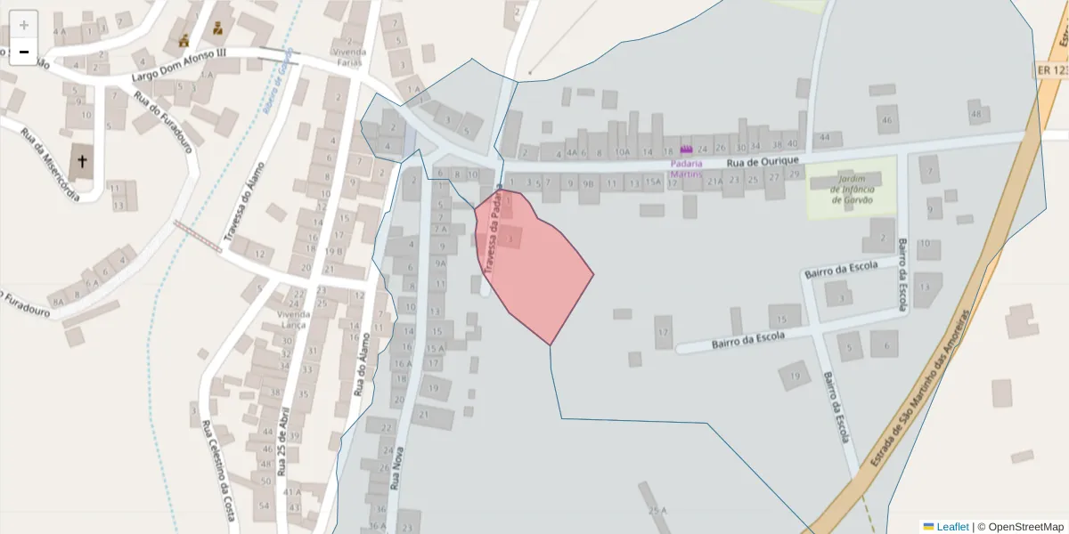 Mapa detalhado do código postal 7670-144 com limites, códigos postais vizinhos e agências dos correios