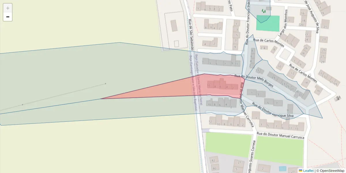 Mapa detalhado do código postal 7800-150 com limites, códigos postais vizinhos e agências dos correios