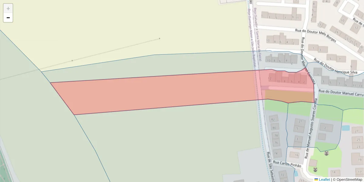 Mapa detalhado do código postal 7800-157 com limites, códigos postais vizinhos e agências dos correios
