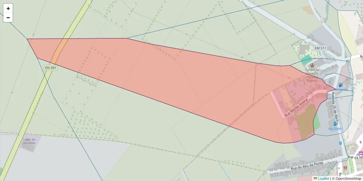 Mapa detalhado do código postal 7800-701 com limites, códigos postais vizinhos e agências dos correios