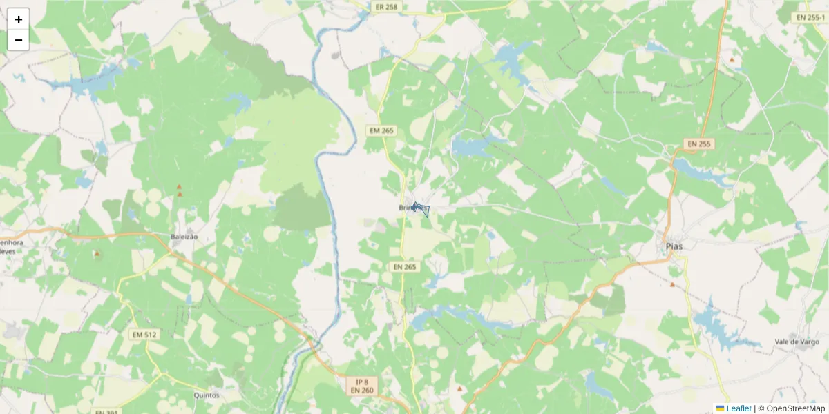 Mapa detalhado do código postal 7830-147 com limites, códigos postais vizinhos e agências dos correios