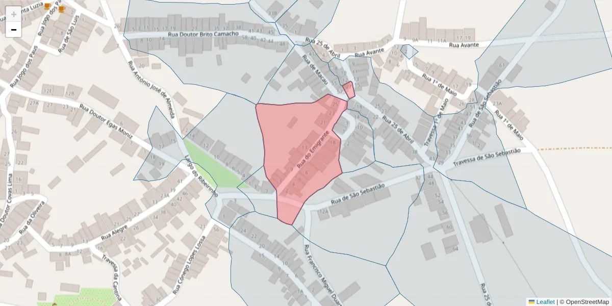 Mapa detalhado do código postal 7830-240 com limites, códigos postais vizinhos e agências dos correios