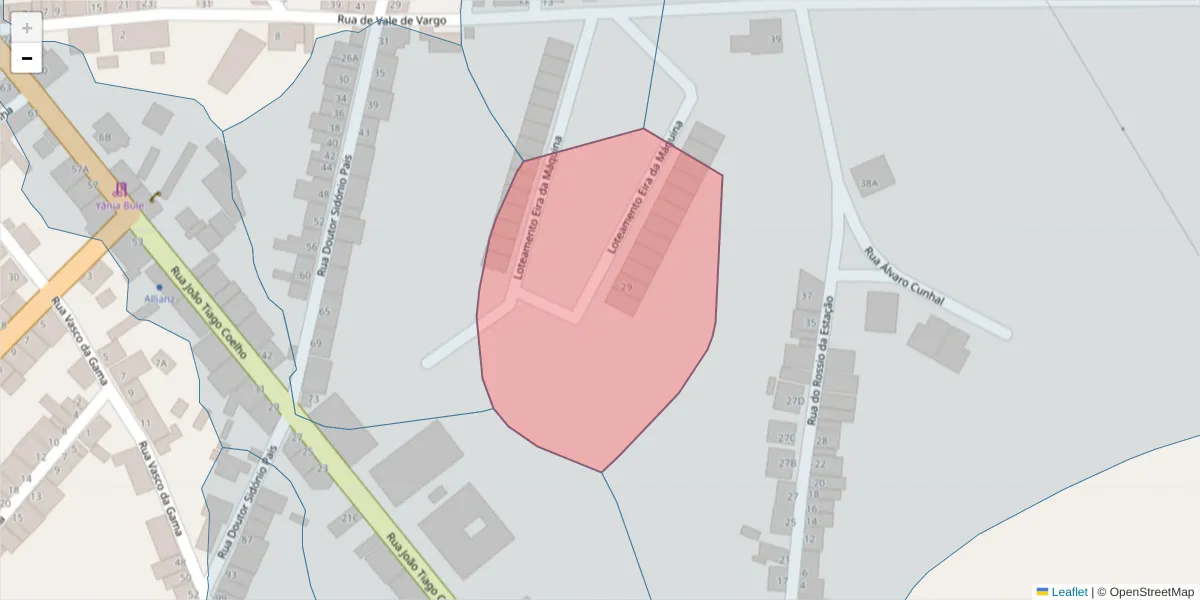 Mapa detalhado do código postal 7830-268 com limites, códigos postais vizinhos e agências dos correios