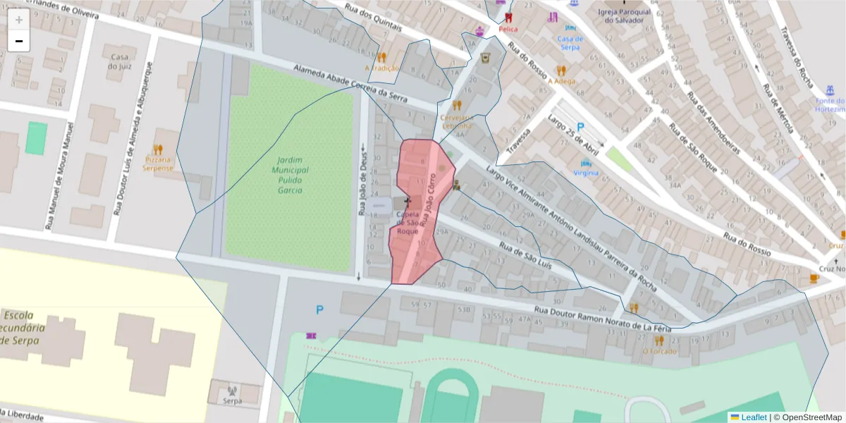 Mapa detalhado do código postal 7830-329 com limites, códigos postais vizinhos e agências dos correios
