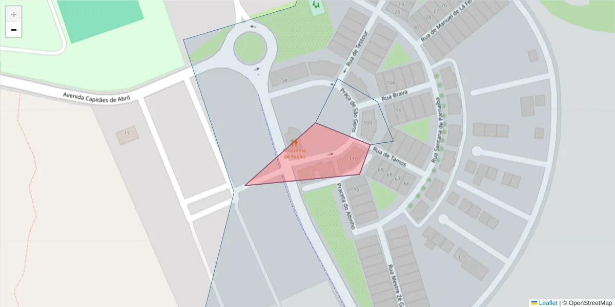 Mapa detalhado do código postal 7830-331 com limites, códigos postais vizinhos e agências dos correios