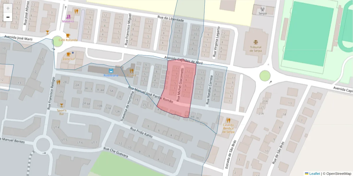 Mapa detalhado do código postal 7830-353 com limites, códigos postais vizinhos e agências dos correios