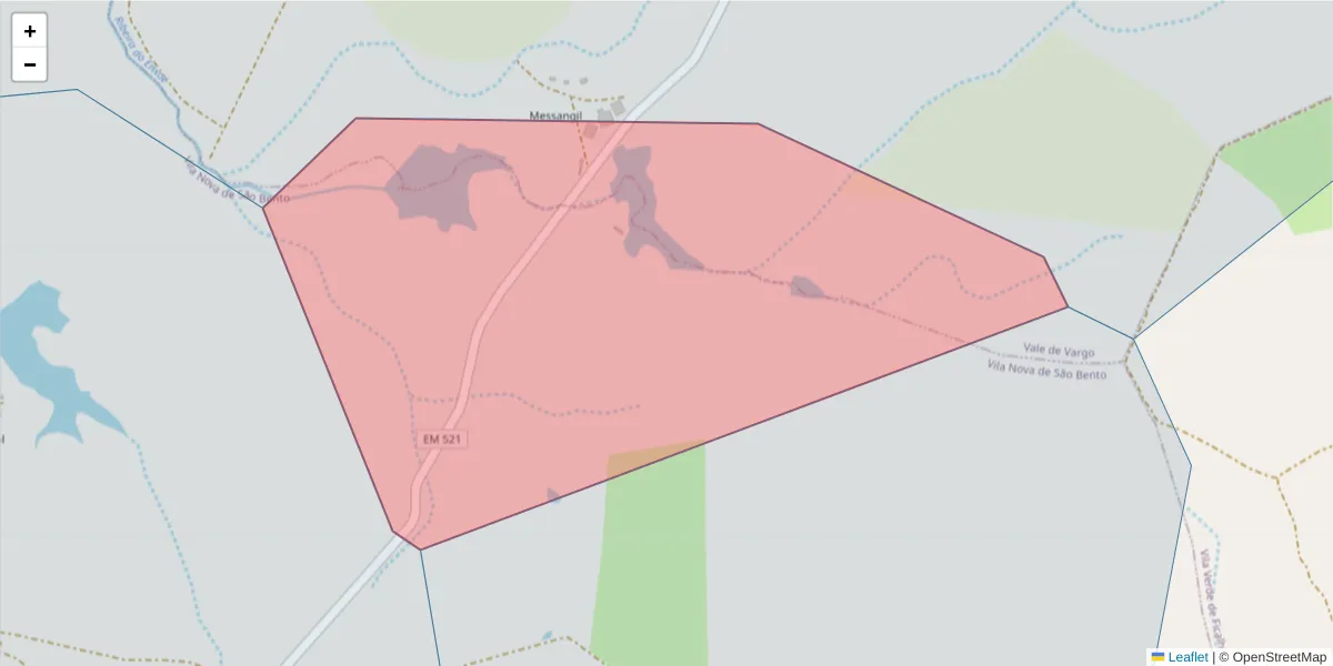 Mapa detalhado do código postal 7830-469 com limites, códigos postais vizinhos e agências dos correios