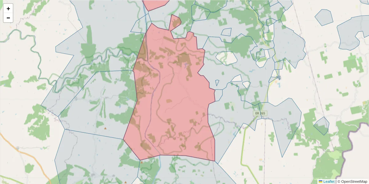 Mapa detalhado do código postal 7830-477 com limites, códigos postais vizinhos e agências dos correios