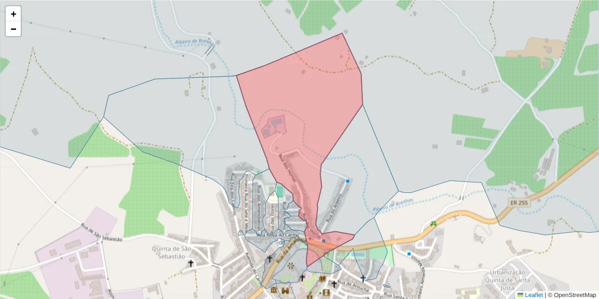 Mapa detalhado do código postal 7860-148 com limites, códigos postais vizinhos e agências dos correios