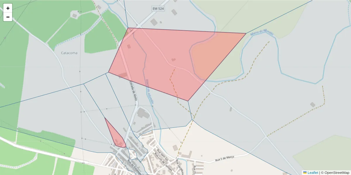 Mapa detalhado do código postal 7900-011 com limites, códigos postais vizinhos e agências dos correios