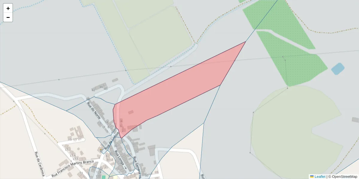 Mapa detalhado do código postal 7900-237 com limites, códigos postais vizinhos e agências dos correios