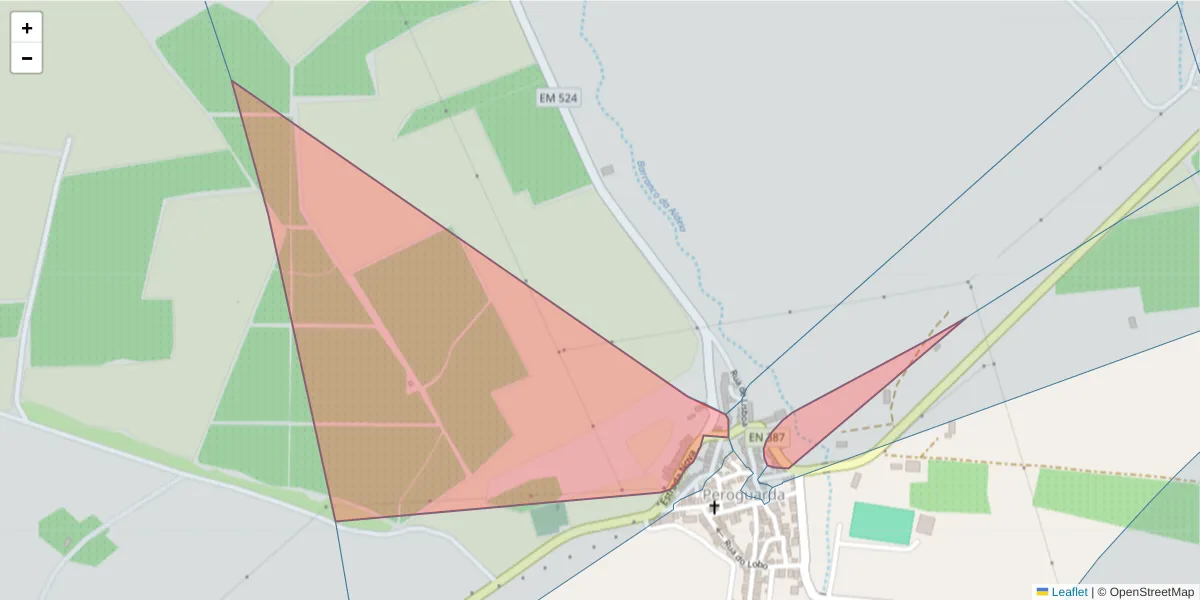Mapa detalhado do código postal 7900-452 com limites, códigos postais vizinhos e agências dos correios