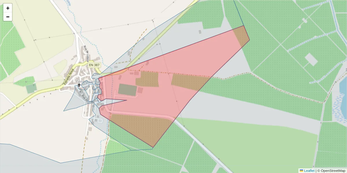 Mapa detalhado do código postal 7900-470 com limites, códigos postais vizinhos e agências dos correios