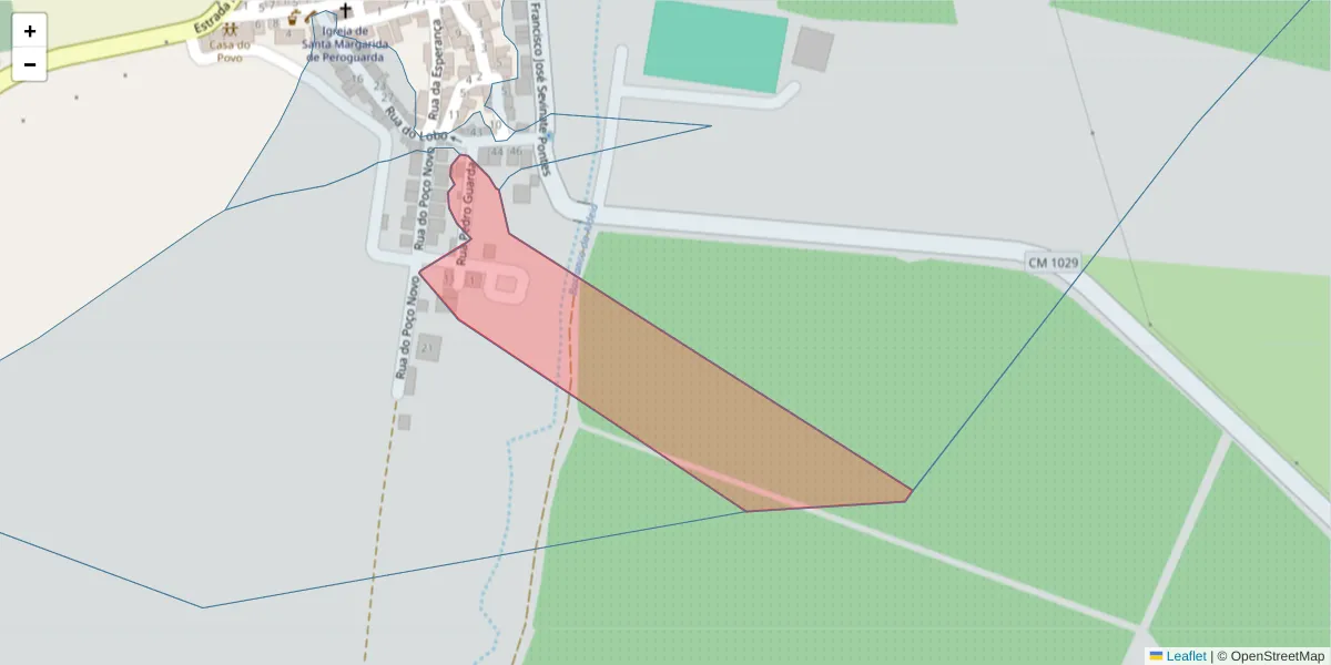 Mapa detalhado do código postal 7900-473 com limites, códigos postais vizinhos e agências dos correios