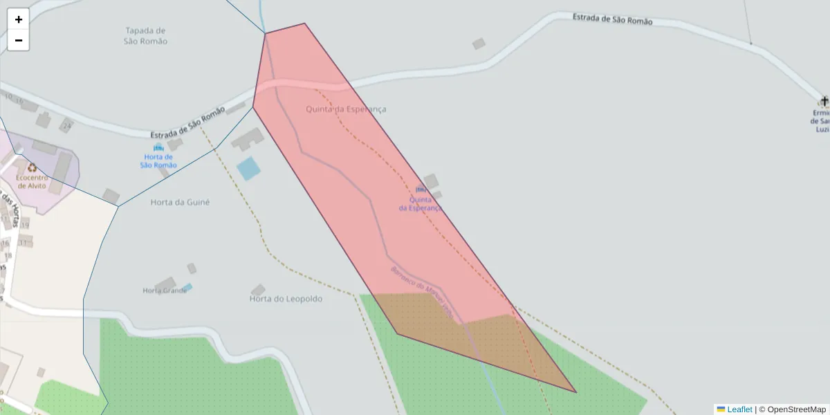 Mapa detalhado do código postal 7921-909 com limites, códigos postais vizinhos e agências dos correios
