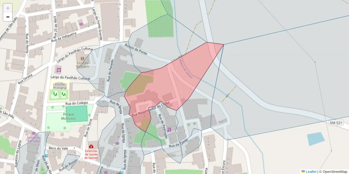 Mapa detalhado do código postal 7960-156 com limites, códigos postais vizinhos e agências dos correios