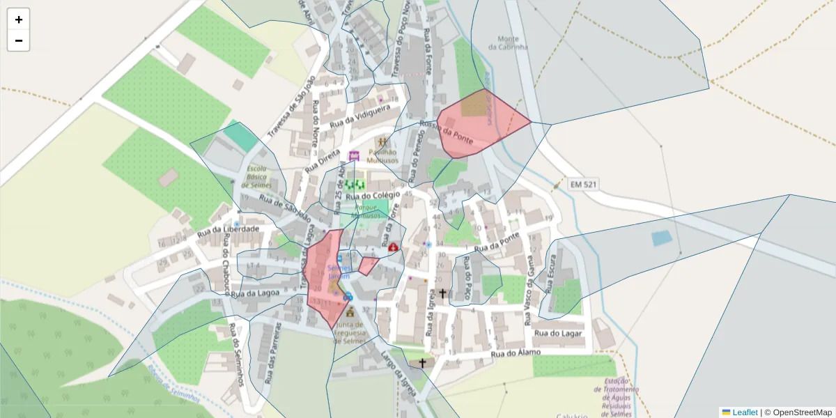 Mapa detalhado do código postal 7960-157 com limites, códigos postais vizinhos e agências dos correios