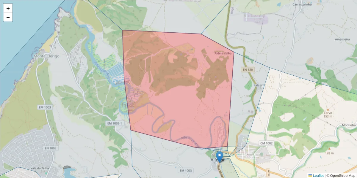 Mapa detalhado do código postal 86701-086 com limites, códigos postais vizinhos e agências dos correios