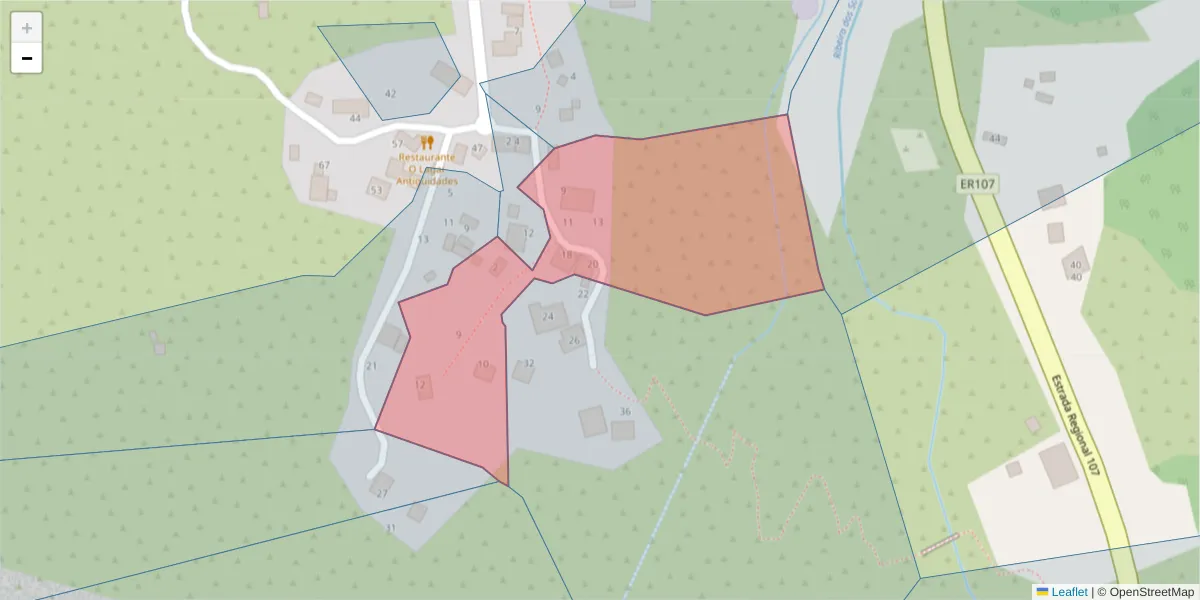 Mapa detalhado do código postal 9030-335 com limites, códigos postais vizinhos e agências dos correios
