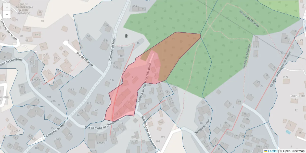 Mapa detalhado do código postal 9060-338 com limites, códigos postais vizinhos e agências dos correios