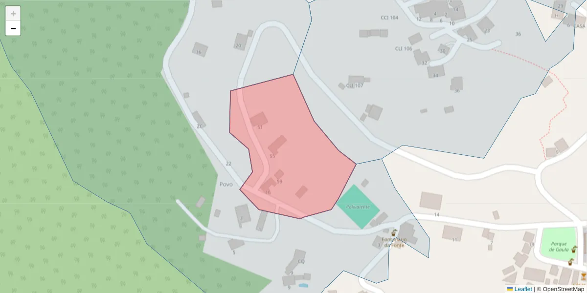 Mapa detalhado do código postal 9100-070 com limites, códigos postais vizinhos e agências dos correios