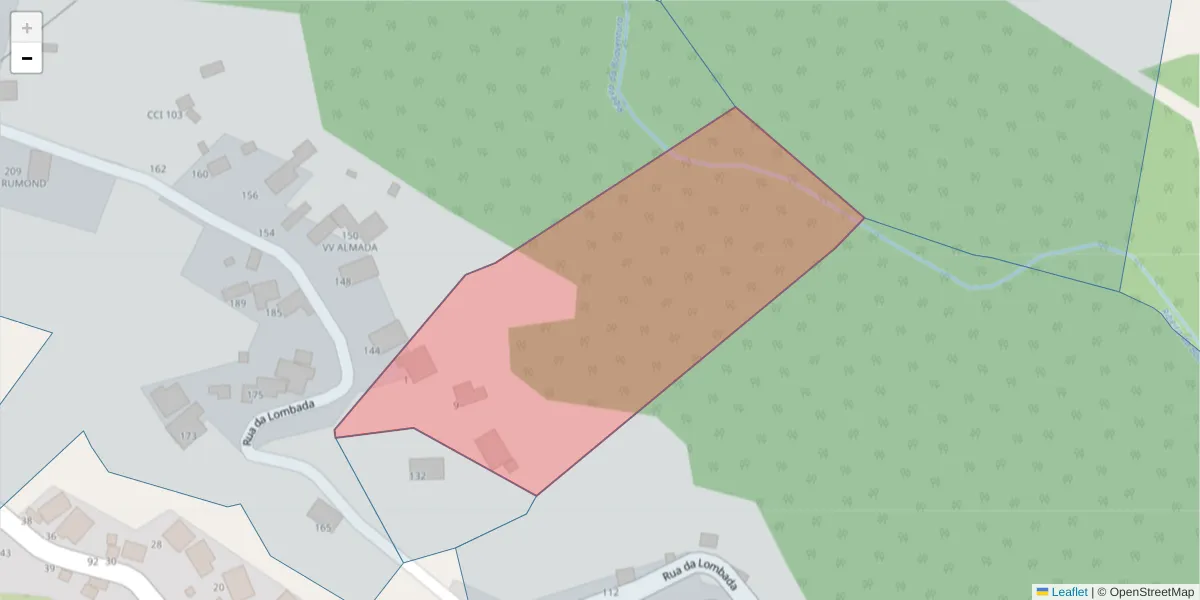 Mapa detalhado do código postal 9100-124 com limites, códigos postais vizinhos e agências dos correios