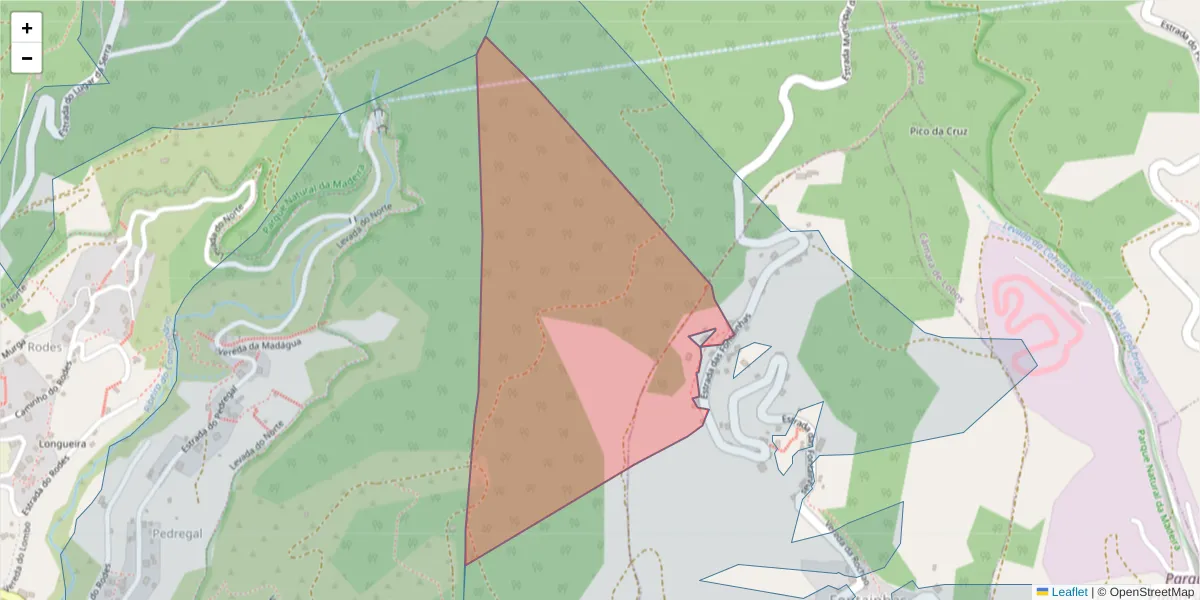 Mapa detalhado do código postal 9300-235 com limites, códigos postais vizinhos e agências dos correios
