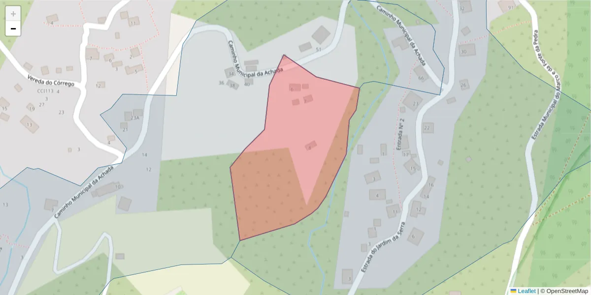Mapa detalhado do código postal 9325-236 com limites, códigos postais vizinhos e agências dos correios