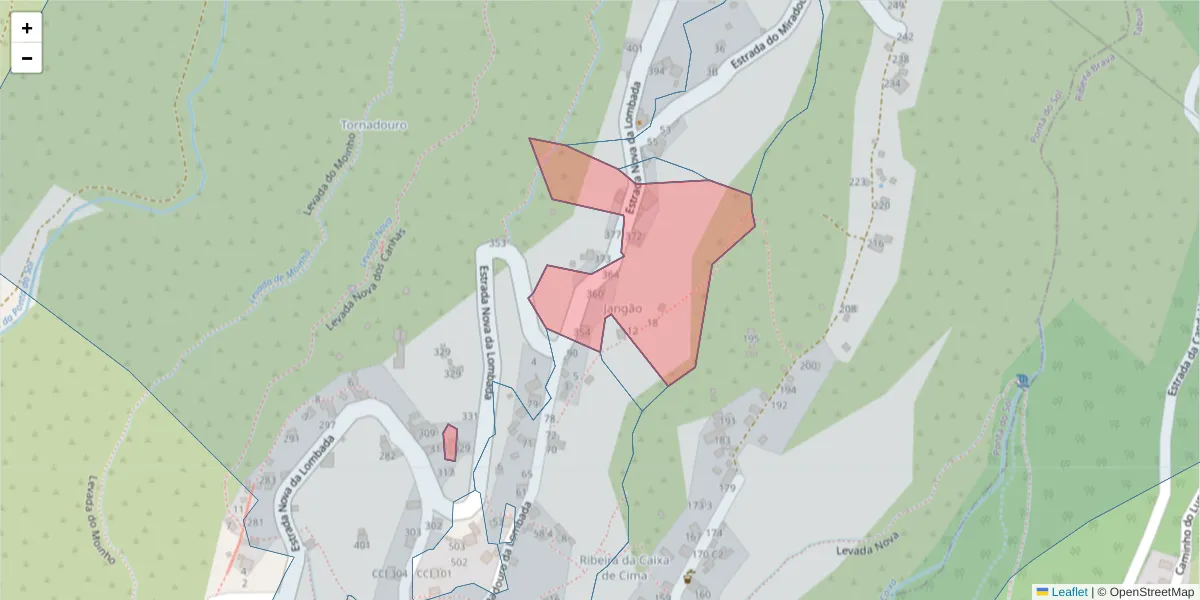 Mapa detalhado do código postal 9360-569 com limites, códigos postais vizinhos e agências dos correios