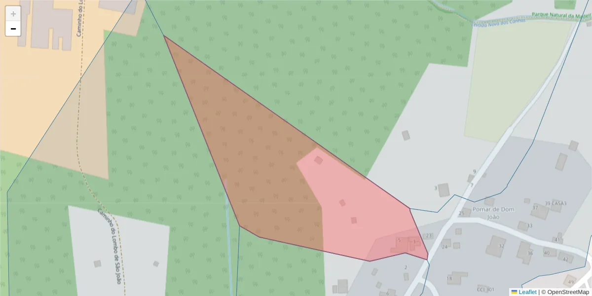 Mapa detalhado do código postal 9360-584 com limites, códigos postais vizinhos e agências dos correios
