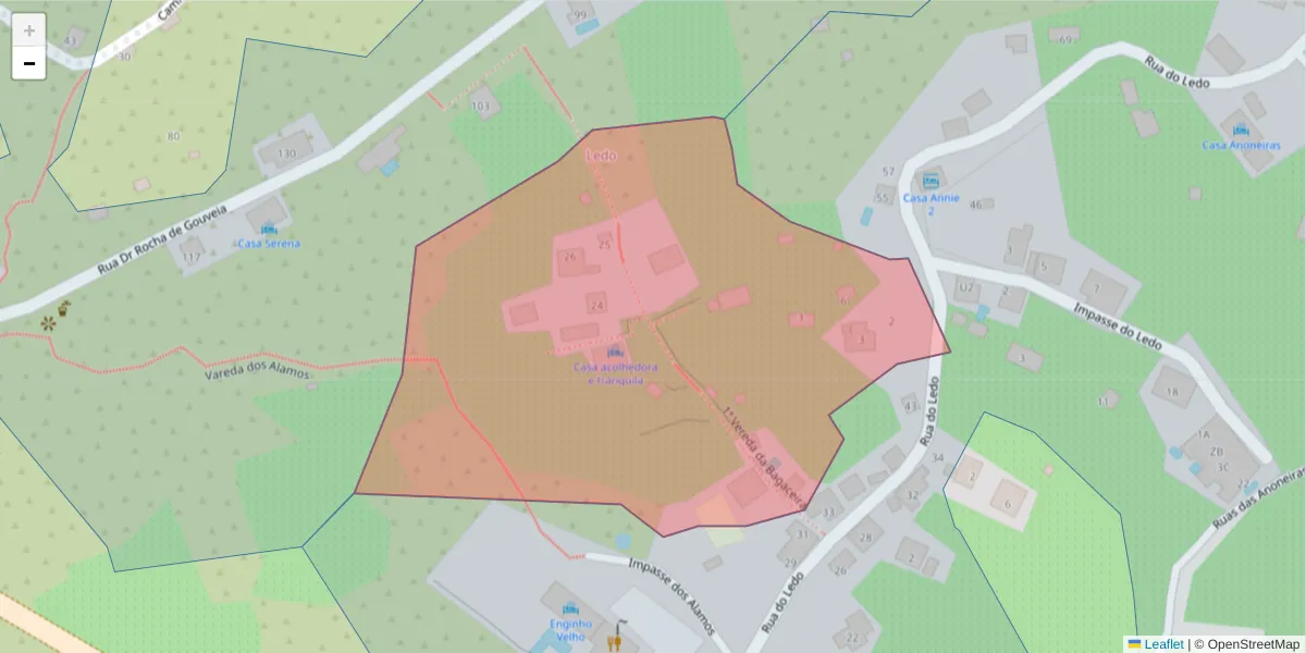 Mapa detalhado do código postal 9370-081 com limites, códigos postais vizinhos e agências dos correios