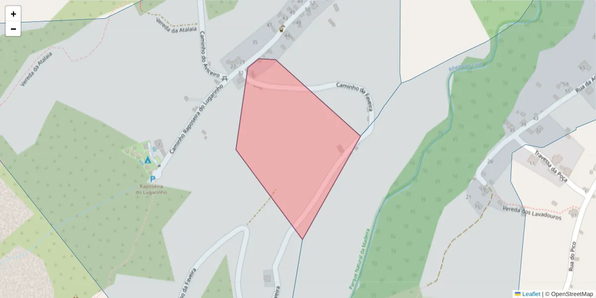 Mapa detalhado do código postal 9370-337 com limites, códigos postais vizinhos e agências dos correios