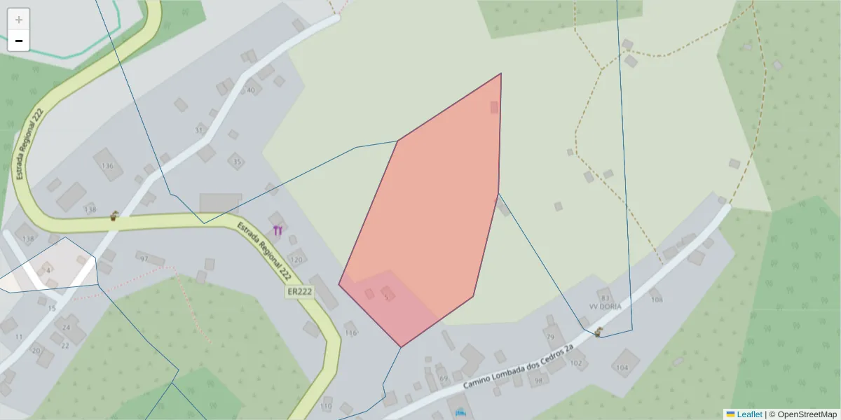 Mapa detalhado do código postal 9370-359 com limites, códigos postais vizinhos e agências dos correios