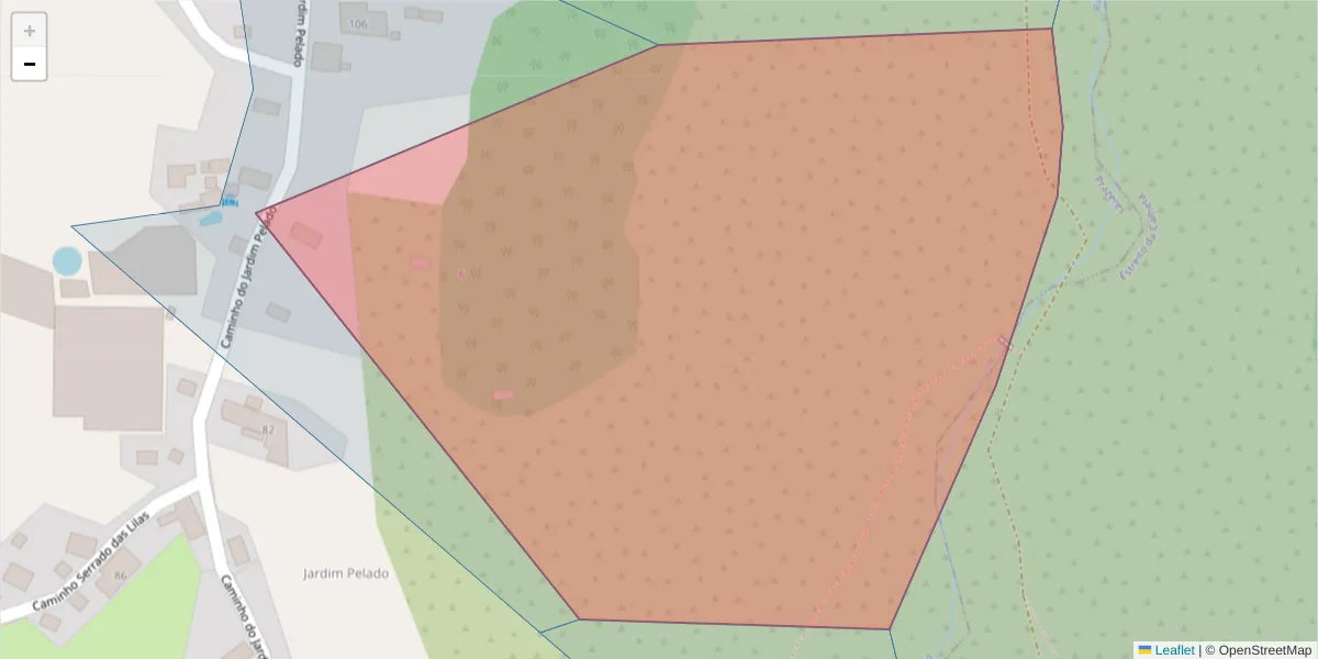 Mapa detalhado do código postal 9370-632 com limites, códigos postais vizinhos e agências dos correios