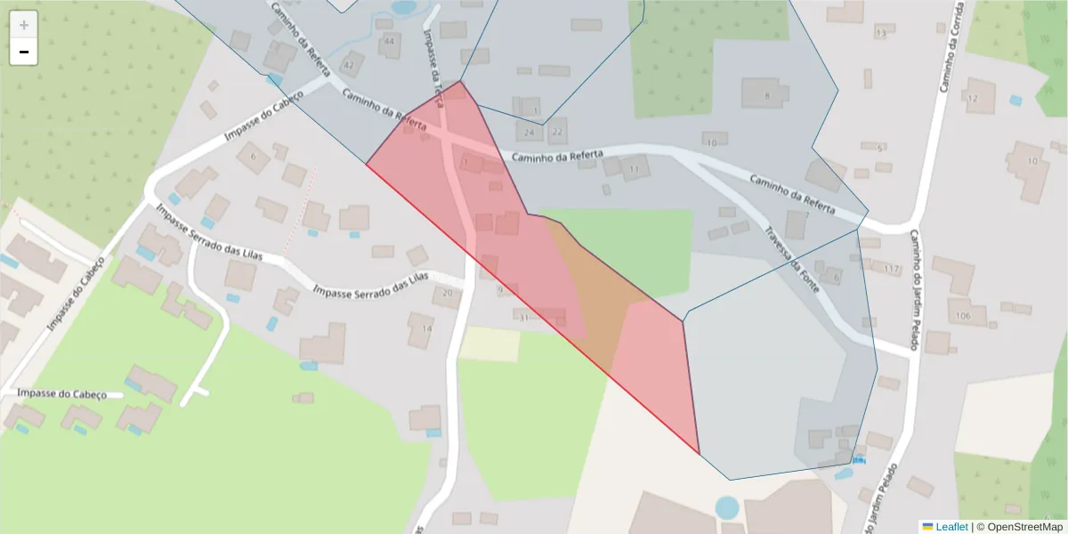 Mapa detalhado do código postal 9370-635 com limites, códigos postais vizinhos e agências dos correios