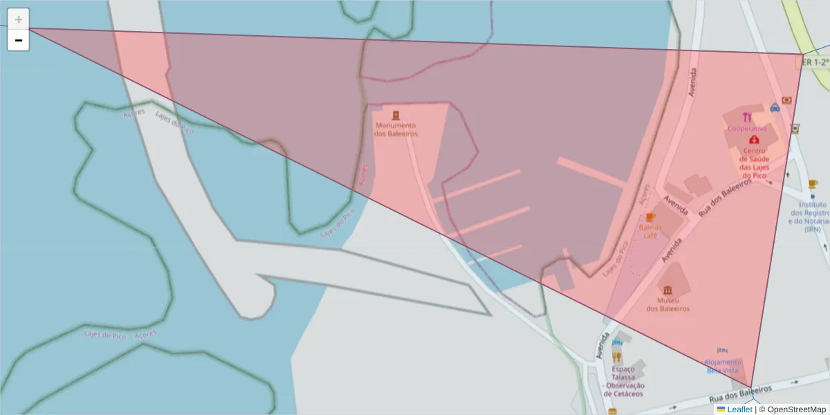 Mapa detalhado do código postal 9930-143 com limites, códigos postais vizinhos e agências dos correios